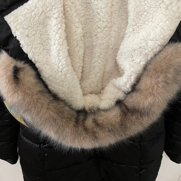 ThereAbouts Outerwear - Black Puffer Coat - Girls XL - NWT - Picture 5 of 12